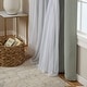 preview thumbnail 83 of 108, ATI Home Catarina Layered Curtain Panel Pair with grommet top
