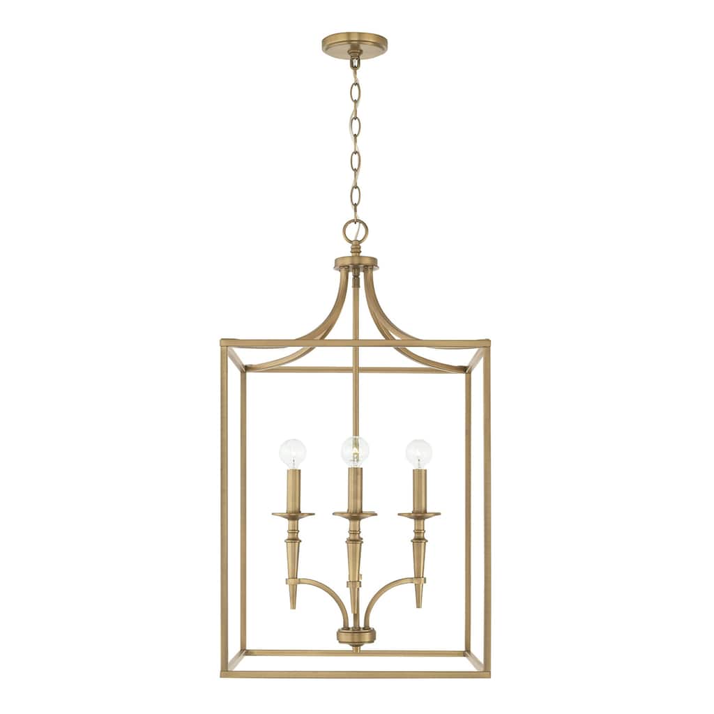 Abbie 17.75" 4-light Lantern Foyer Pendant