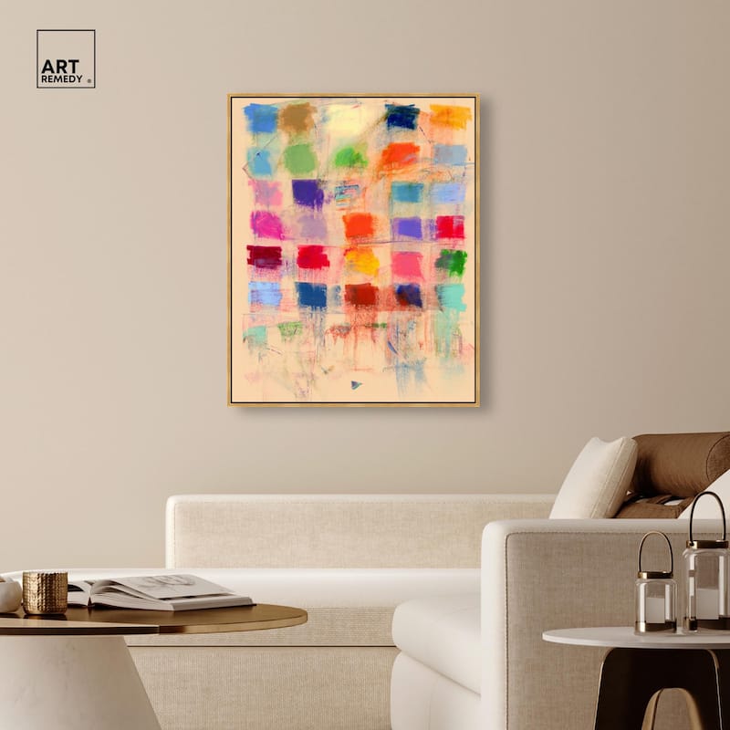 Color Blocks Canvas by Art Remedy