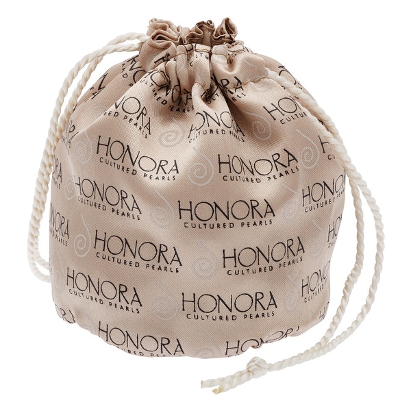Honora Freshwater Pearl /& 1//8 ct Diamond Pendant in 14K Rose Gold-Plated Silver