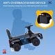 preview thumbnail 12 of 22, Kids Police Push Ride-On Car with PA System, Horn, Steering Wheel & Storage, Foot-to-Floor Sliding Toy for Ages 18-60 Months