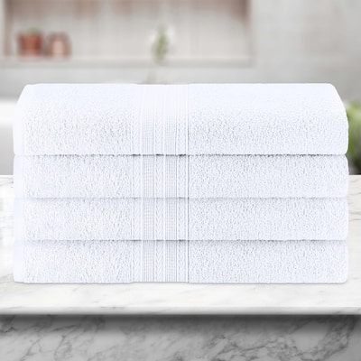 Eco-Friendly Sustainable Cotton Bath Towel by Superior (Set of 4)