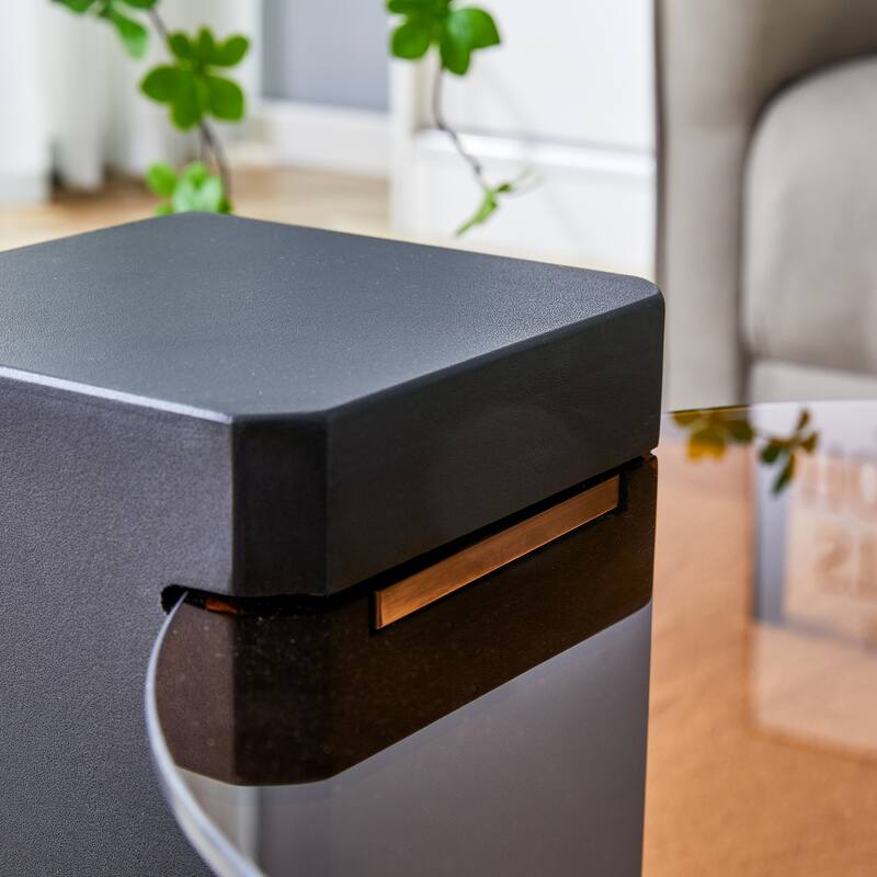 The detachable double-decker coffee table, the stylish design is more precious, and the detachable design can make the u