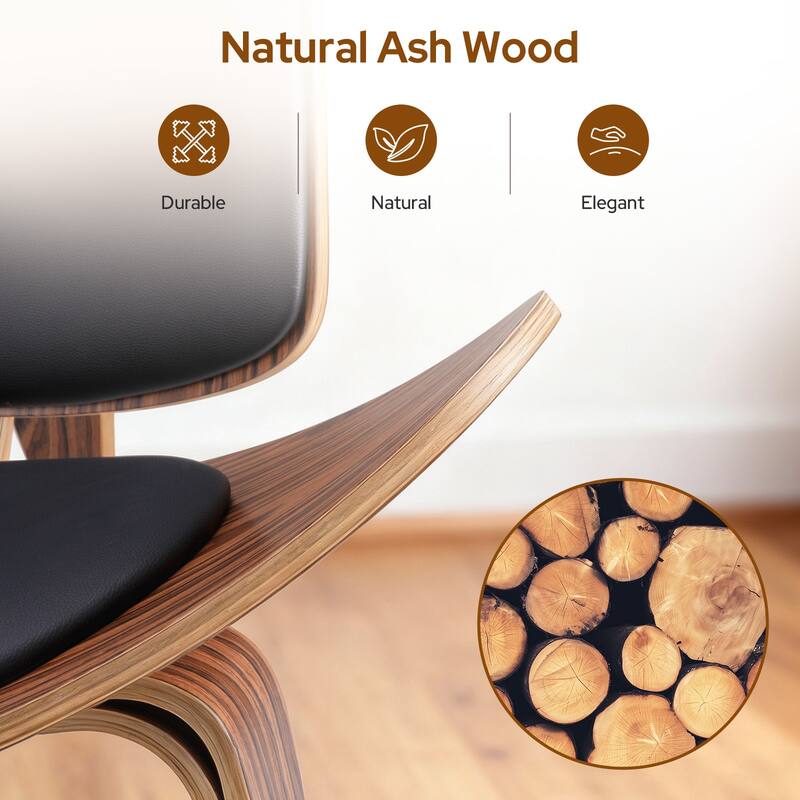 Nordic Style Three-Legged Shell Chair Living Room Chair Furniture