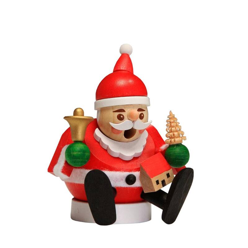 3.25" Richard Glaesser Mini Santa Claus Christmas Incense Burner