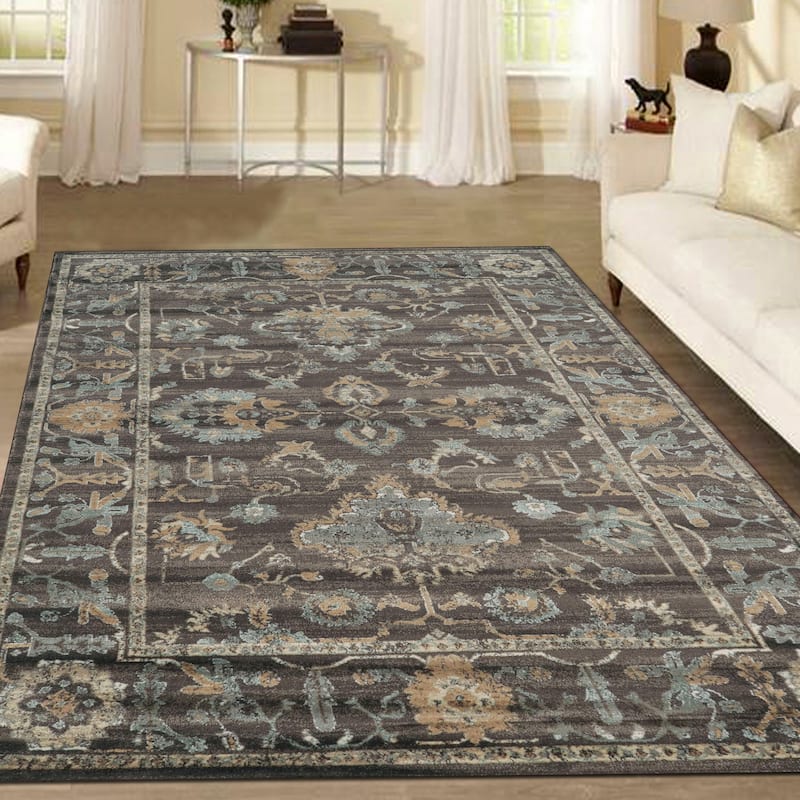 Admire Home Living Corina Traditional Oriental Vintage Area Rug