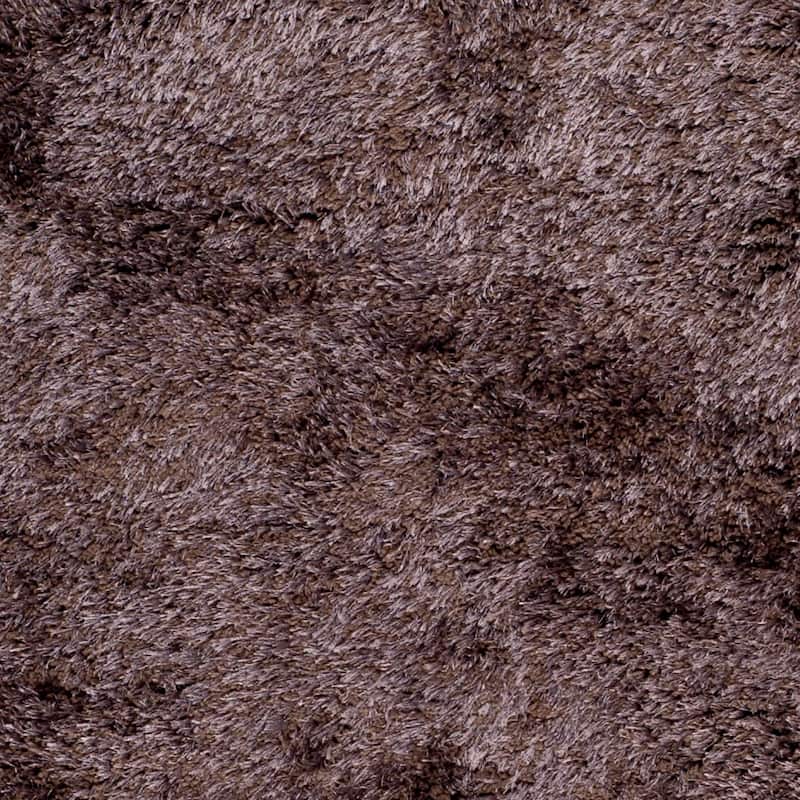 SAFAVIEH Handmade South Beach Leonella Shag Solid Polyester Rug