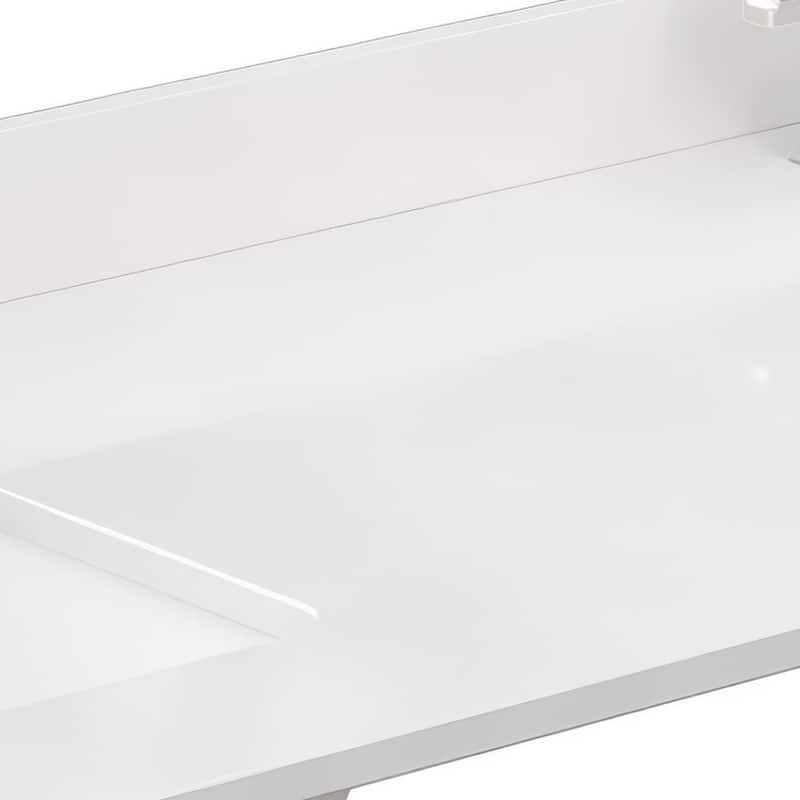 Wyndham Collection WCFQC366DTOPUNS-Q 66" Quartz Vanity Top with