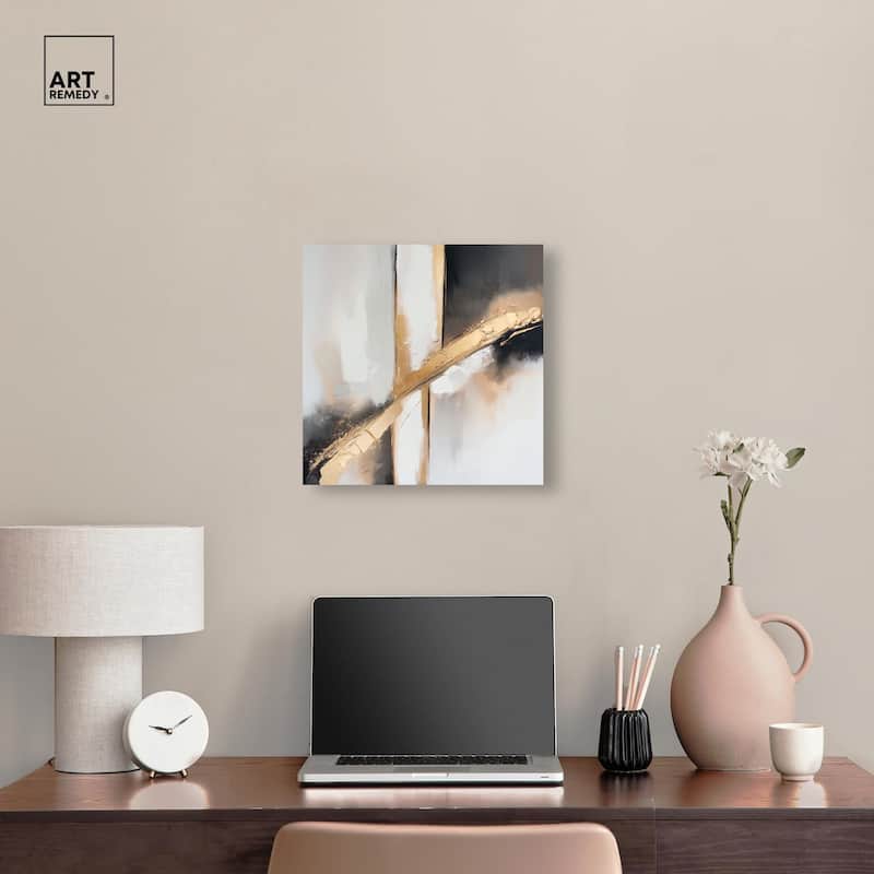 Gilded Rupture II Canvas by Art Remedy, Gallery Wrapped