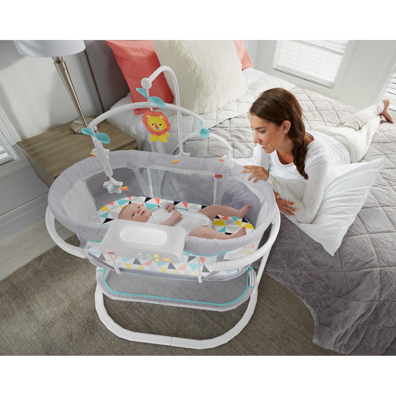 Fisher price soothing motions bassinet in windmill new arrivals