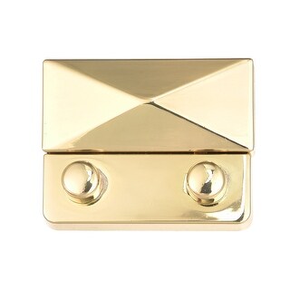 thumbnail image 2 of 6pcs Turn Lock Clasps - Light Gold Alloy Bag Closures For DIY Purse Making 2 of 9