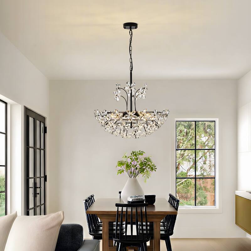 Starsky 8-Light Sputnik Unique / Statement Crystal Chandelier