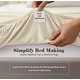 preview thumbnail 13 of 11, Superior 100% Egyptian Cotton 650 TC Fitted Sheet Luxury Sateen Weave, Extra Deep Pocket 18″–21″ Elastic All Around Secure Fit
