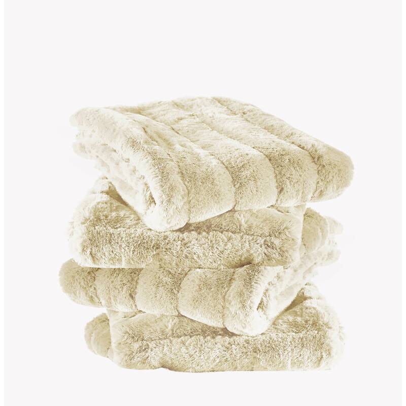 Supermink Soft Solid Throw Pillow Covers Set of 4, NO INSERT