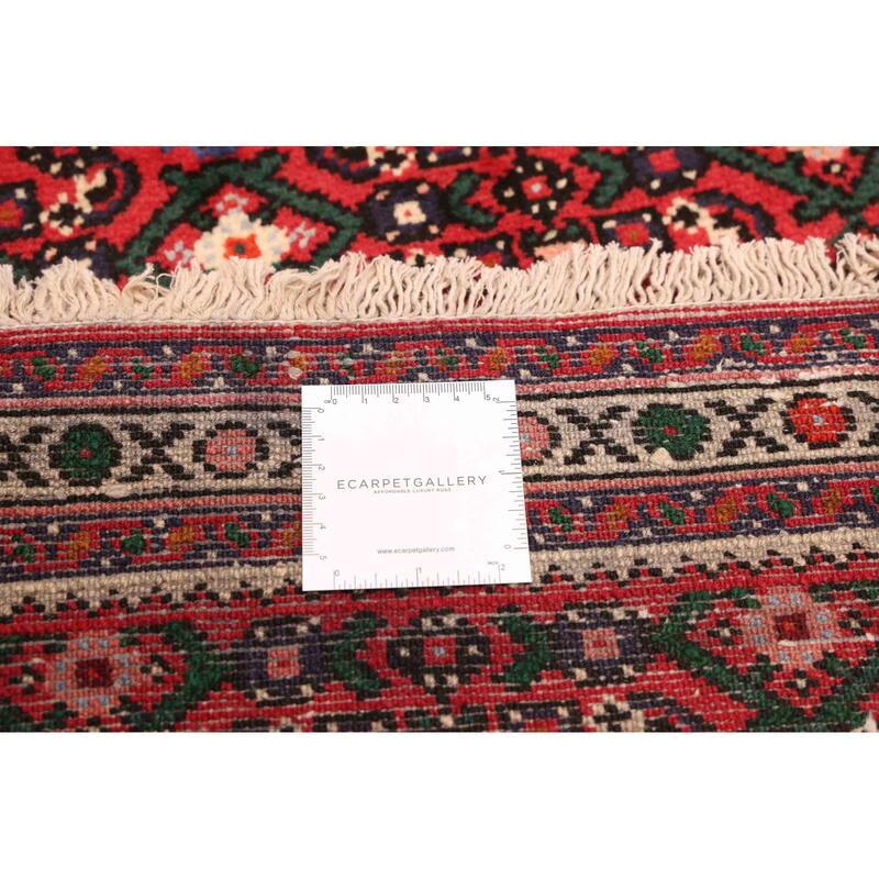 ECARPETGALLERY Hand-knotted Andelz Red Wool Rug - 2'5 x 9'7
