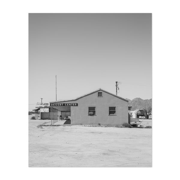 Desert Center California Postal 02 B W Photography Art Print/Poster