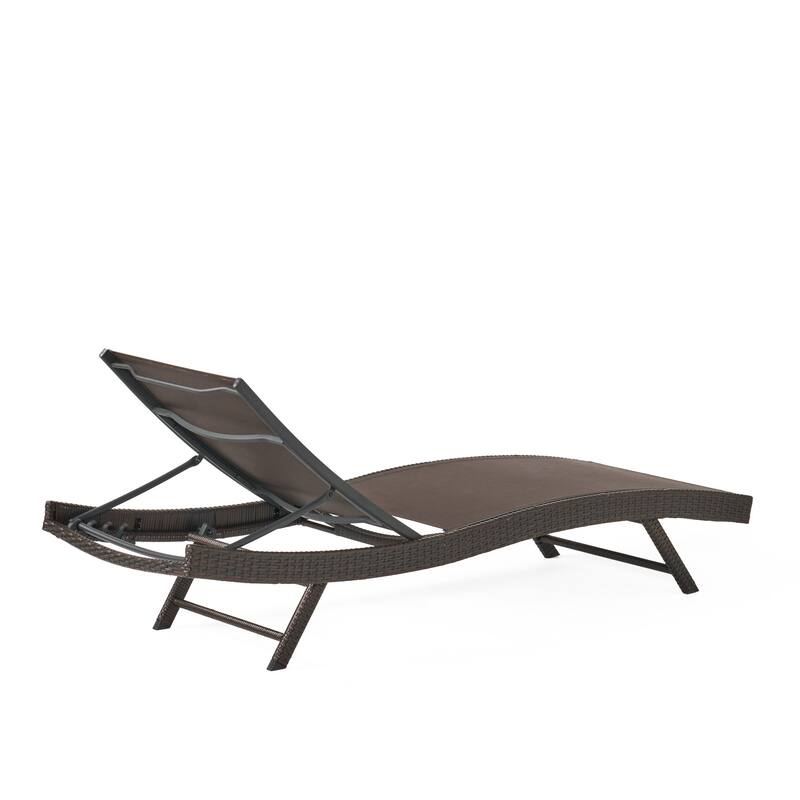 Kauai Outdoor Chaise Lounge by Christopher Knight Home