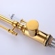 preview thumbnail 9 of 9, 3-Way Brushed Gold 360 Rotary Kitchen Spring-neck Faucet with Pull Down Sprayer