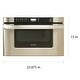 Sharp Insight Pro Series Built-In 24-inch Microwave Drawer - Overstock