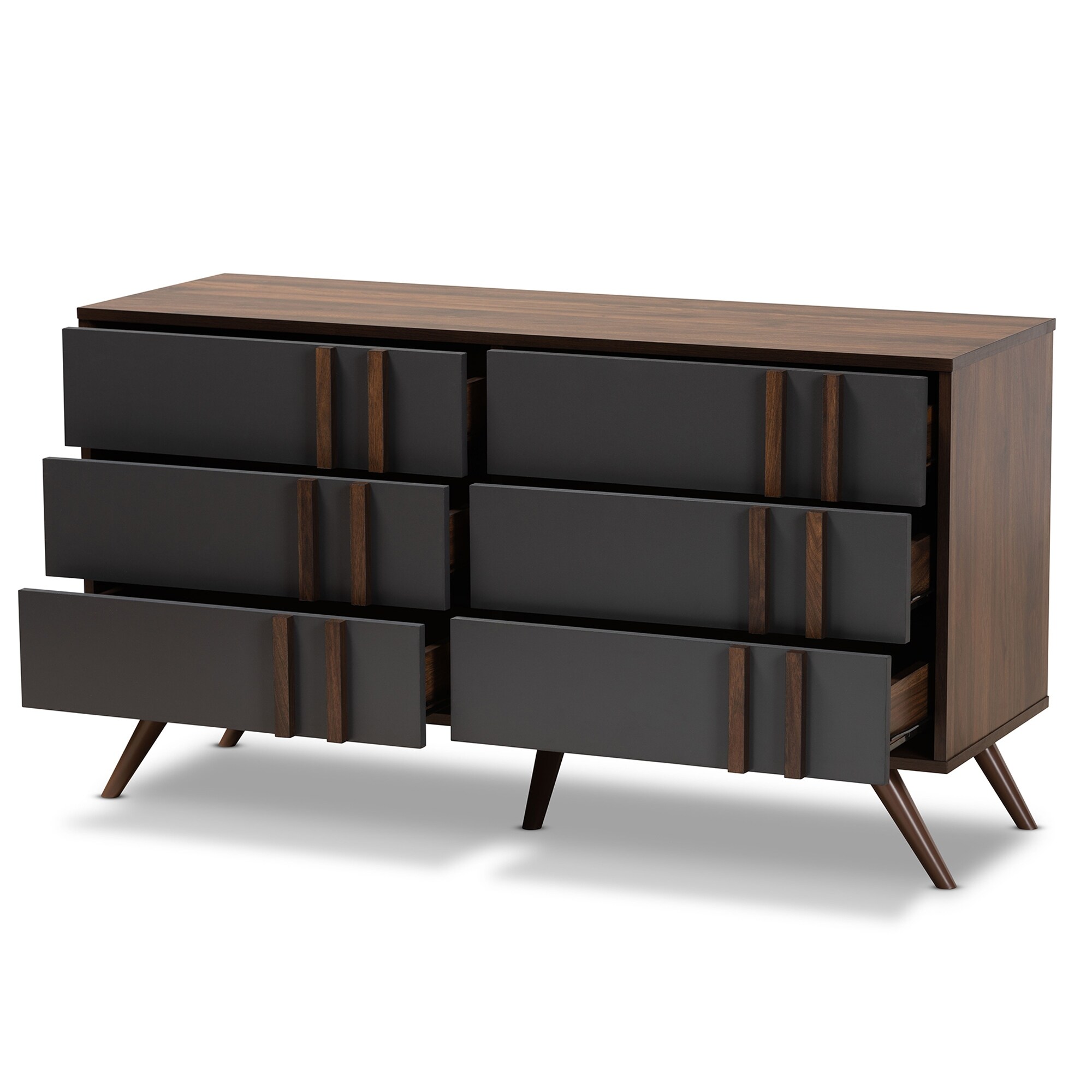naoki modern 6 drawer dresser Naoki Mid-century Modern 6-drawer Dresser - Bed Bath & Beyond