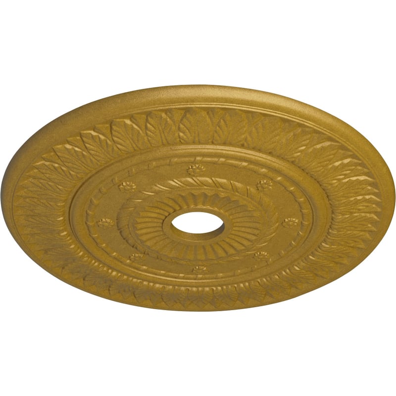 26 3/4"OD x 3 5/8"ID x 1 1/8"P Leaf Ceiling Medallion