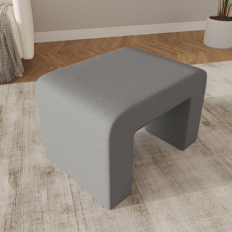 Vint 26" Modern Bench Upholstered in Velvet or Boucle With Padded Foam Seat for Living Room Bedroom Home Office