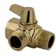 preview thumbnail 1 of 2, Kingston Brass Solid Brass Flow Diverter for Shower Arm Mount with Polished Brass