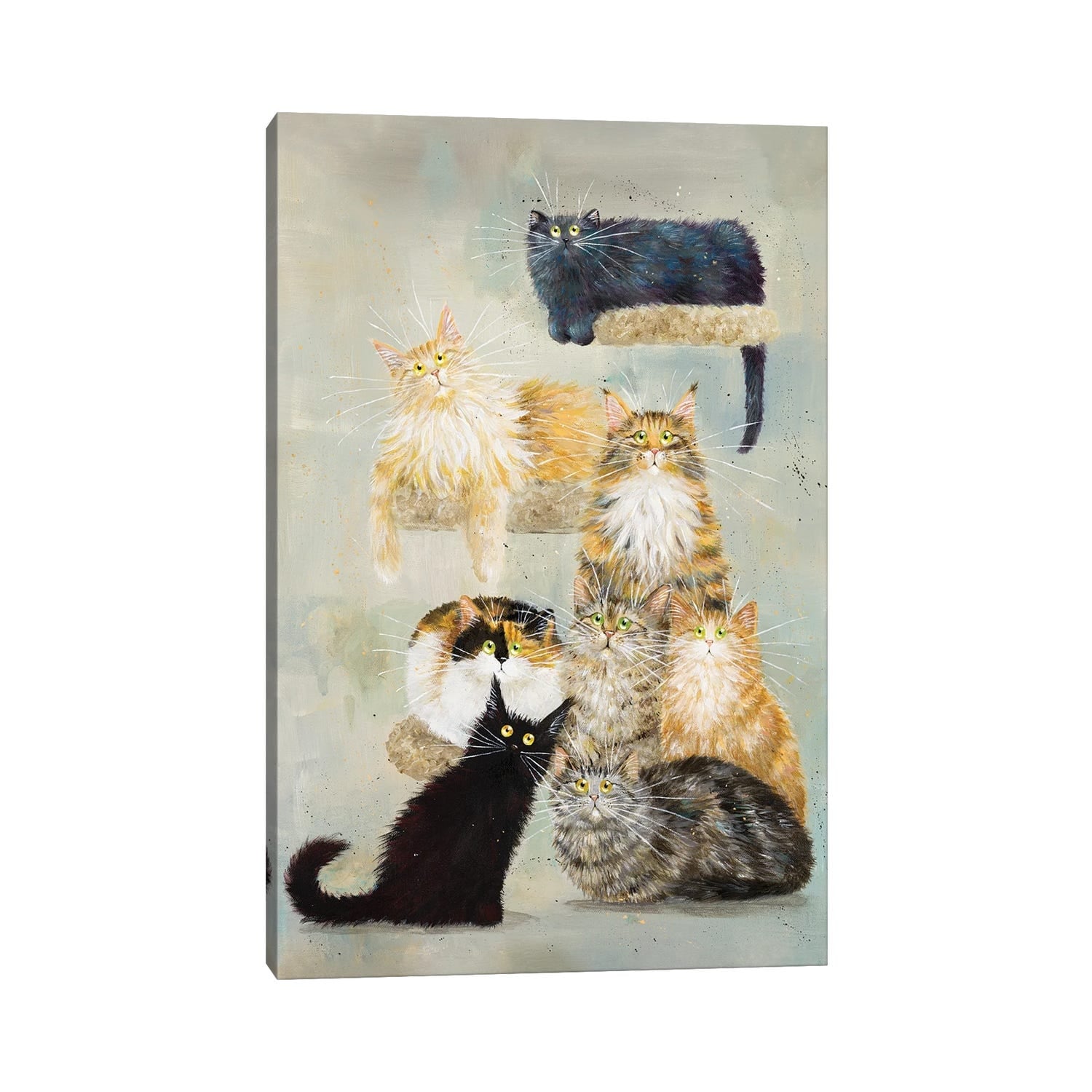 iCanvas "The Haynes Cats" by Kim Haskins Canvas Print