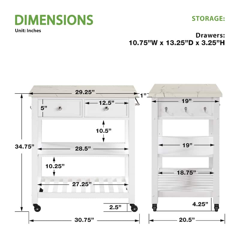 Litchfield Kitchen Cart