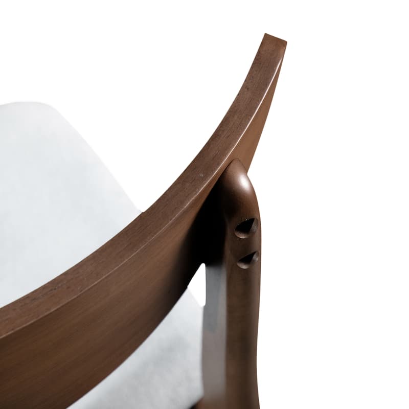 Furniture of America Beck Mid-century Walnut Padded Dining Chairs (Set of 2)