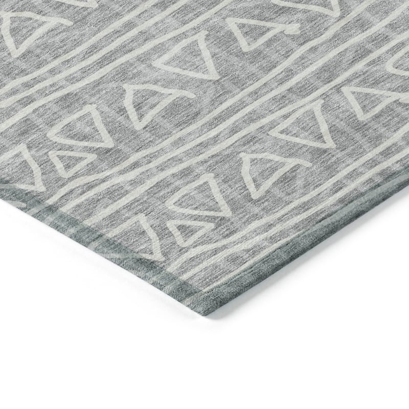 Machine Washable Indoor/ Outdoor Chantille Morrocan Boho Rug