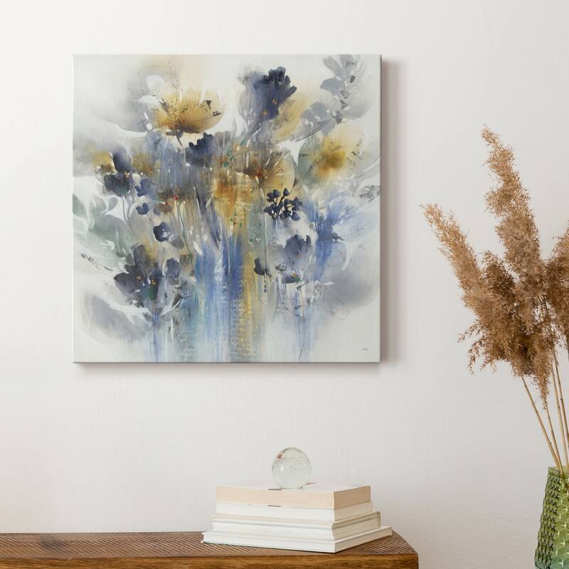 Indigo Botanical-Premium Gallery Wrapped Canvas - Ready to Hang