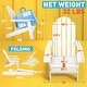 preview thumbnail 45 of 56, WINSOON All Weather HIPS Outdoor Folding Adirondack Chairs Outdoor Chairs Set of 4