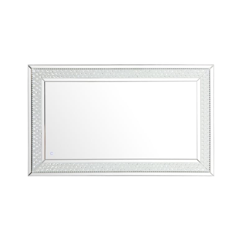 River LED Crystal Mirror - Clear