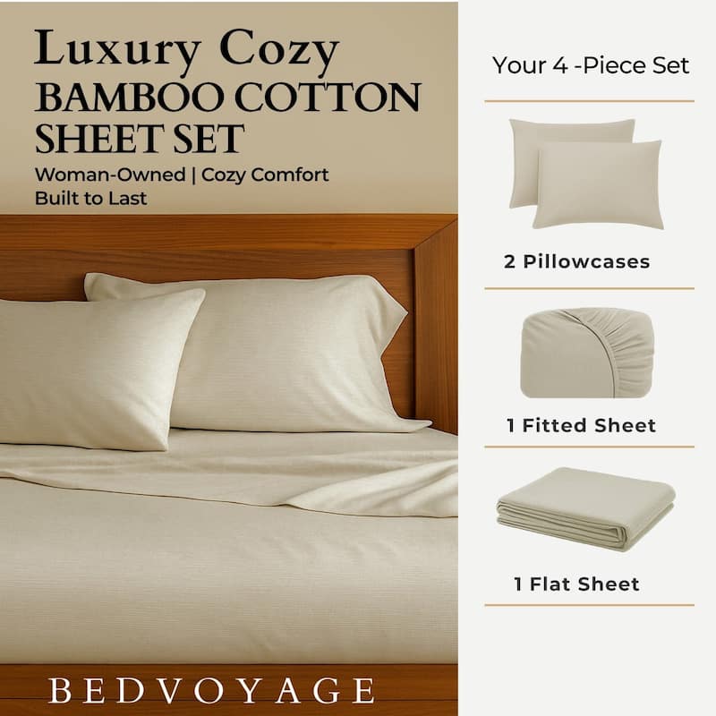 BedVoyage Melange viscose from Bamboo Bed Sheets