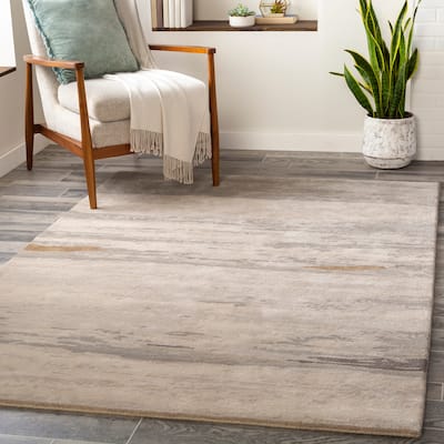 Sojourn Modern Wool/Viscose Hand-Tufted Area Rug