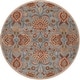 preview thumbnail 50 of 122, Patchway Handmade Classic Floral Wool Area Rug 9'9" Round - Slate - Round