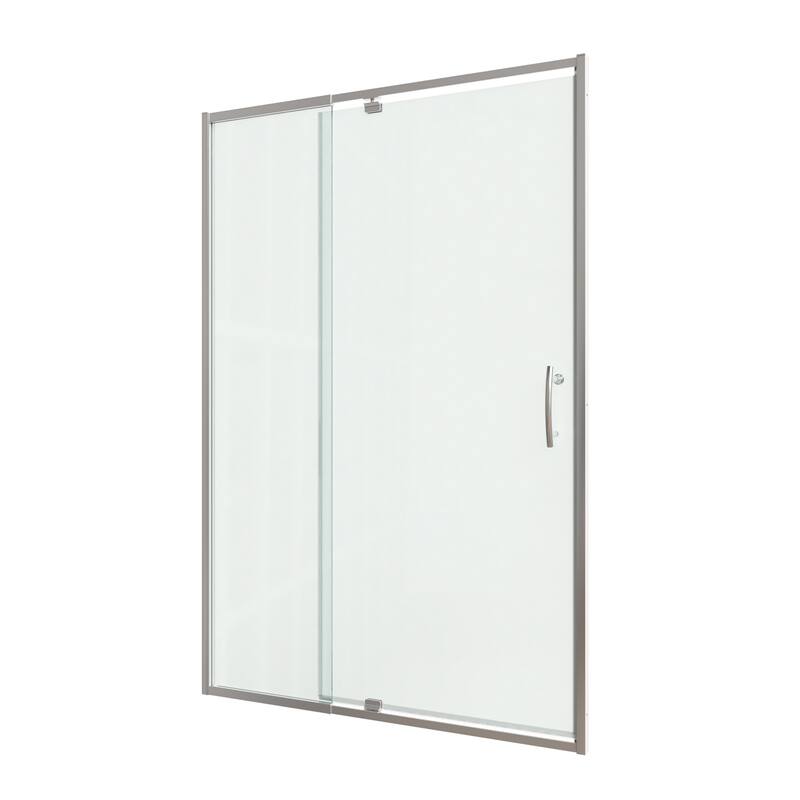 Modland 42''/48''/54''/60''W x 71''H Frameless Pivot Swing Shower Door Enclosure with 1/4" SGCC Tempered Glass Door