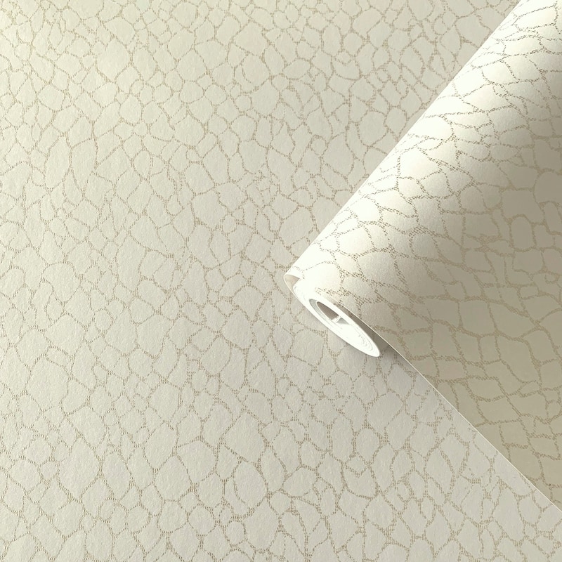 Galerie Wallcoverings Boutique Geometric Webbing Non-woven Metallic Wallpaper Roll