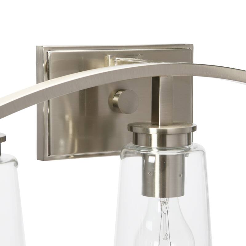 Robert Stevenson Lighting Laguna - Metal and Glass Vanity Light