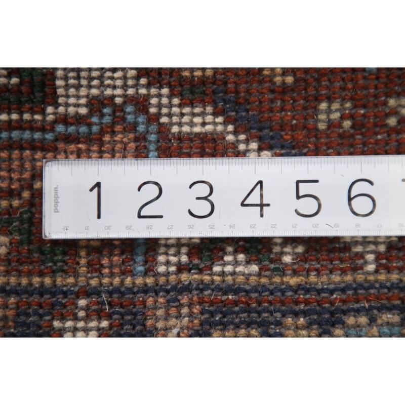 Hand Knotted Oriental 100% Wool Carpet Traditional Medallion Oranges & Rust Heriz (serapi) Area Rug - 3' 0'' X 2' 0''