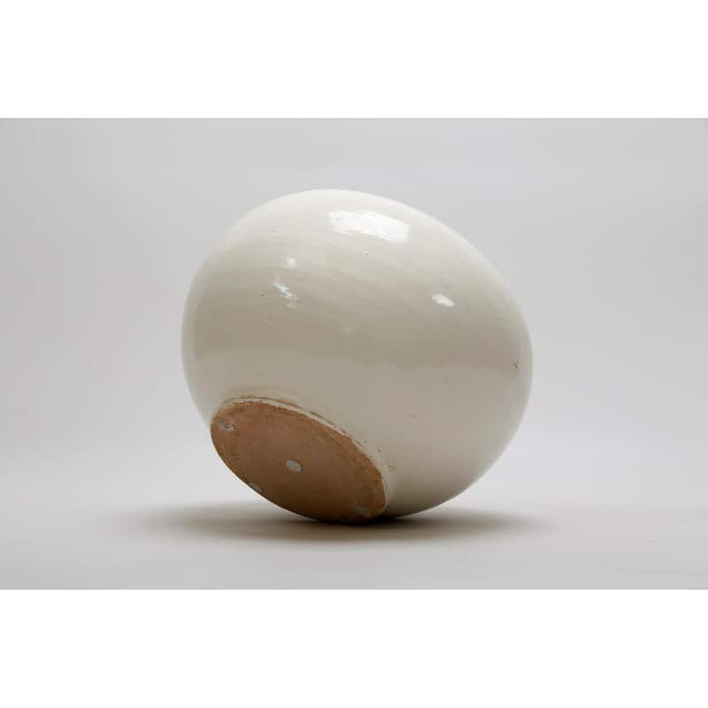 Artissance 10" Creamy White Round Pot - 13.3" L x 13.3" W x 10.2" H