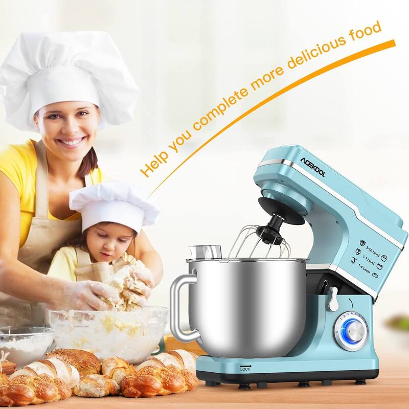 7.5 Quarts 10 Speed Tilt Head Kitchen Stand Mixer