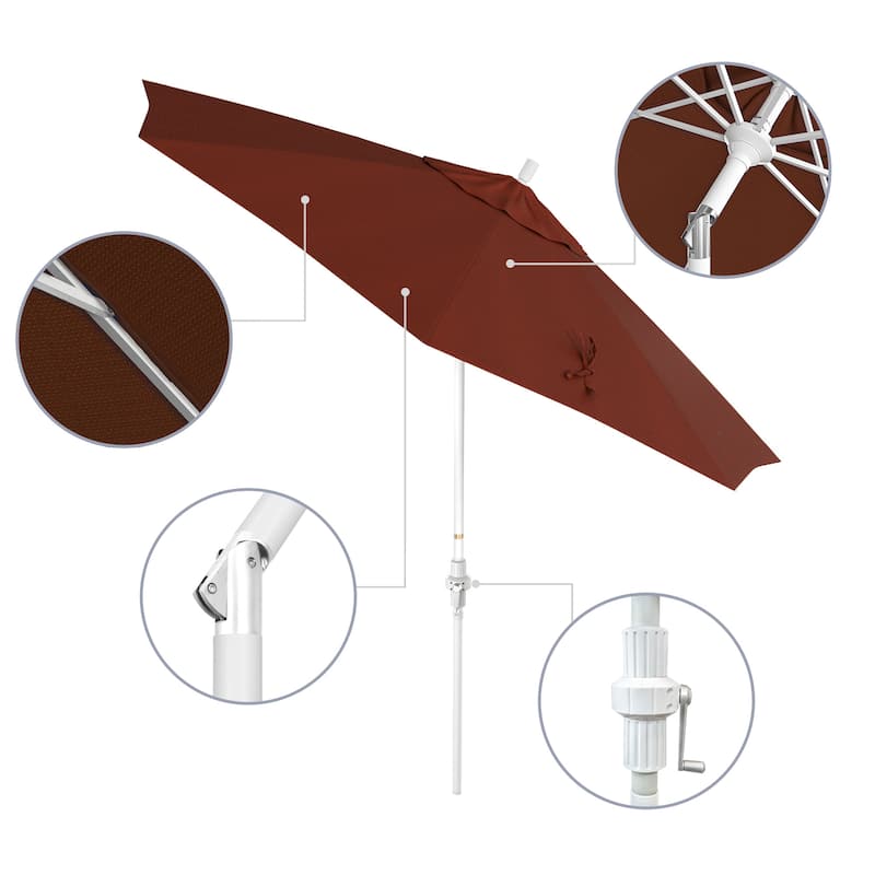Okaloosa 9ft Deluxe Crank Lift Umbrella by Havenside Home, Base Not Included