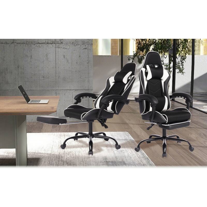 E-sports Gaming Chair Sports Car Driving Seat PU Material Moulded Sponge Comfortable and Safe With Massage