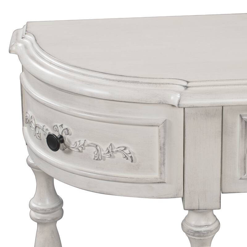 Modern and Contemporary Curved Console Table