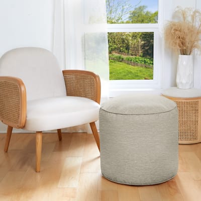Sorra Home Indoor Textured Bean Pouf