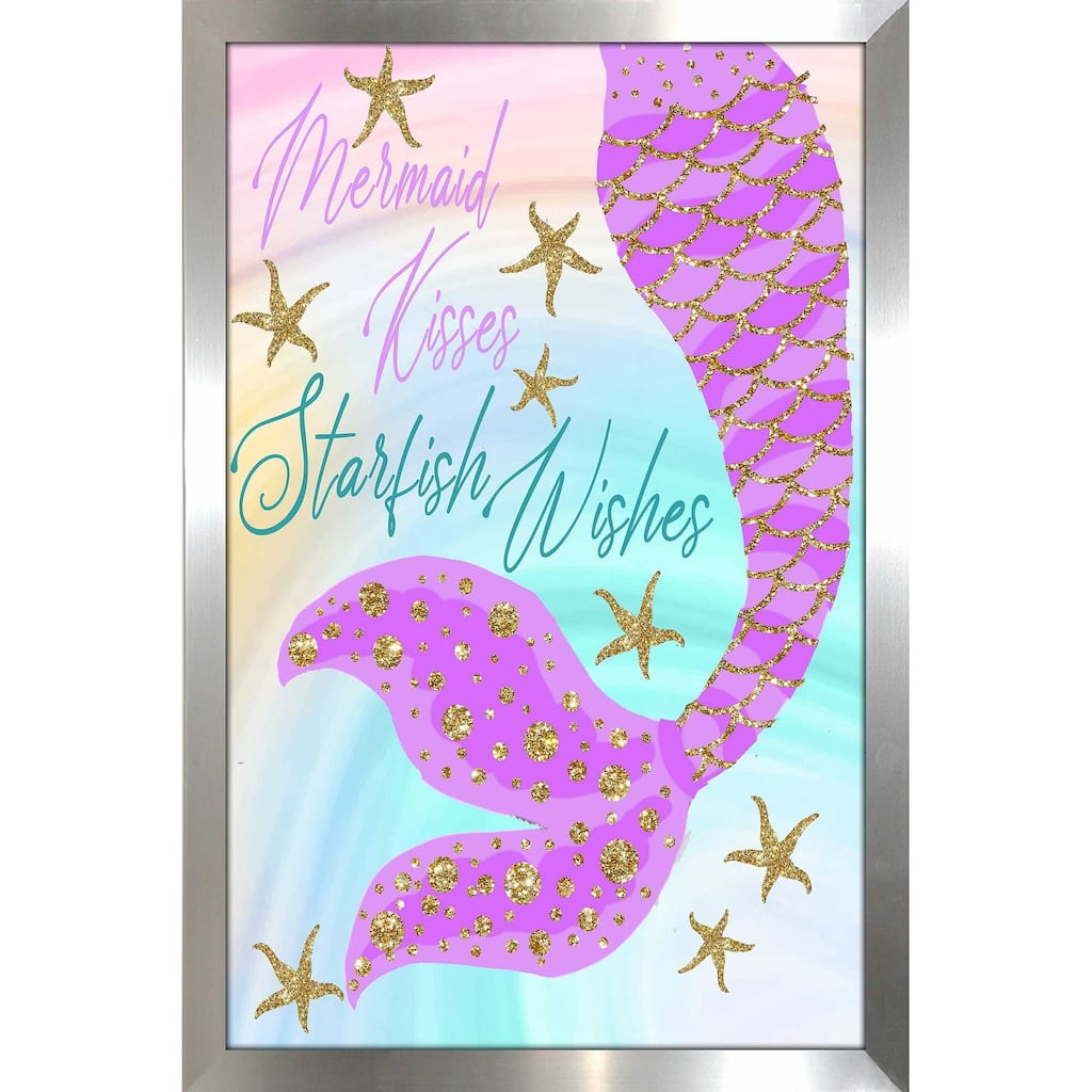 "Mermaid Kisses Starfish Wishes" by Jodi Print on Acrylic