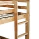 preview thumbnail 25 of 38, Artsy Solid Wooden Twin over Twin Bunk Bed with Ladder, Upper and Bottom Bed Platforms crafted with Strengthened Slats