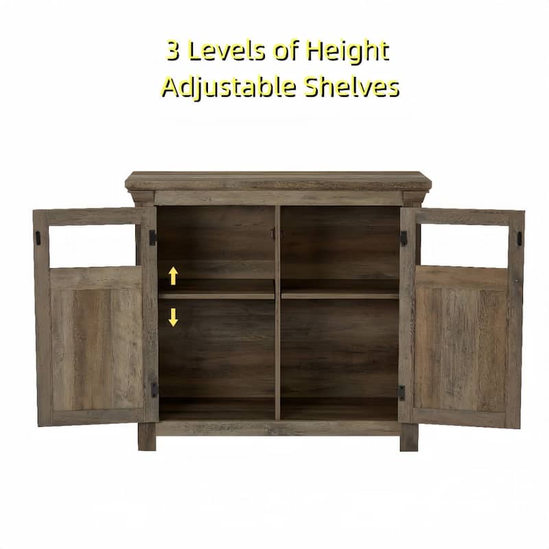 2 Doors Cabinet Large Buffet Sideboard Bar Cabinet